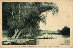 CPA the Game preserve Saint Hilaire (the Seine) Edges of the Marne