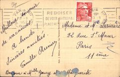 CPA the Game preserve St Hilaire (the Seine) the Marne and I Love