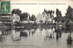 CPA the Chennevieres Game preserve Seen from of the Bridge of Chennevieves