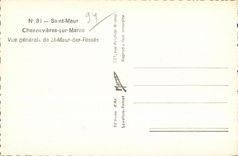 CPA Saint Maur Chennevieres on Marno View of St-Maur of the Pits