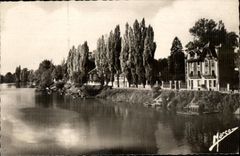 CPA the Chennevieres Game preserve on the Promenode Marne