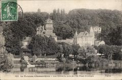 CPA the Chennevieres Game preserve Cotaux Farts of Island Plase Vinegre