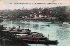 CPA Les Bords de la Marne de La Varenne a Champigny EM