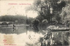 CPA Champigny Edges of I Yonne