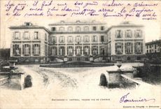 CPA Brevannes Chateau Facade Vue De L Avenue