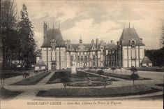 CPA Boissy Saint Light Large Wood Castle of Prince de Wagram