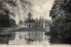 CPA Light Boissy Saint the Castle of Grosbois seen on Avoids and the River