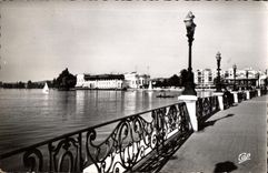 CPSM Enghien Les Bains the Walk and Lake towards the Casino
