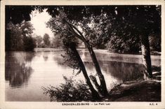 CPA Enghien the Small Lake