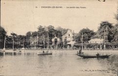 CPA Enghien Les Bains the Garden Of the Roses