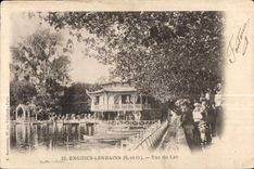 CPA Enghien Les Bains Seen Of the Lake