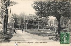 CPA Enghien Les Bains Jerdin of Casion