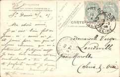 CPA Enghien Les Bains Lake the Mathilde Princess