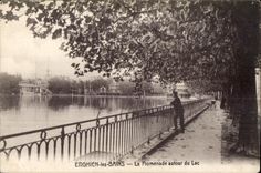 CPA Enghien Les Bains the Walk Around the Lake