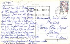 CPA Enghien les Bains the Lake and the Casino Catamaran