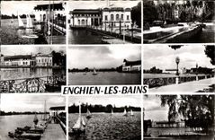 CPA Enghien les Bains (the Seine and Oise) the Casino the Lake the Park