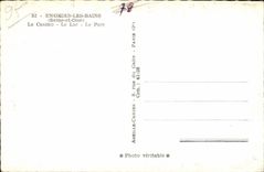 CPA Enghien les Bains (the Seine and Oise) the Casino the Lake the Park