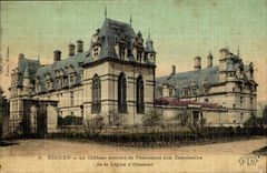 CPA Ecouen the Castle being used as Boarding school sux Young ladies of the Legion Honor