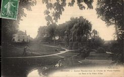 CPA Ecouen Ancien Return of Hunting of Marie Therese the Park and the Part Eau