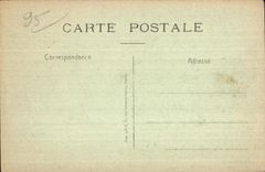 CPA Ecouen Castle of the Legion Honor Allee of the Large Chancellor