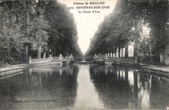 CPA Castle of Muzzle close Asnieres On Oise the Fall Water