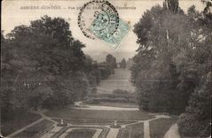 CPA Asnieres On Oise Seen from of the Castle of Toutteville