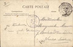 CPA Asnieres en Oise visto del castillo de Toutteville