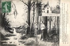 CPA Clichy debajo de la madera el milagro de Notre Dame de los Angeles