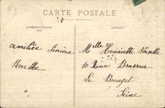 CPA Clichy bajo peregrinaje de madera de NR de los Angeles a la cAmara acorazada de NR de los tragos de los Angeles