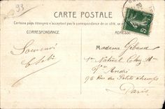 CPA Clichy debajo de la cAmara acorazada de madera NR de los Angeles tres cruces y la fuente