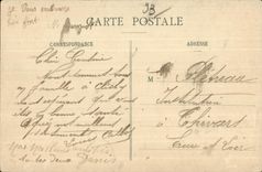 CPA Clichy debajo de la madera interior de la cAmara acorazada de Notre Dame de los Angeles