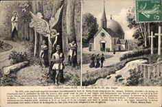 CPA Clichy debajo de la madera el milagro de NR de los Angeles