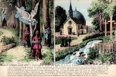 CPA Clichy bajo peregrinaje de madera de NR de los Angeles