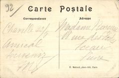 CPA Chaville the oak of Yierge