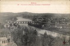 CPA Bellevue panorama de sevres suresnes et saint cloud