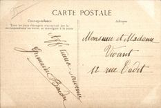 CPA Castle of franville the colonnade