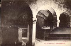 CPA St Leu the forest tombs