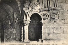 Abadia esserent del aneienne del leu de CPA Saint el claustro (XII siglo)