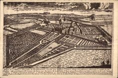 CPA Abbey of royaumont asnieres oise (S and O) seen ensmble the XVIII century gravde filbert