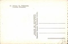 CPSM Abbey of Royaumont Asnieres on Oise Ruins of I abbatiable turn staircase