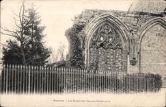 CPA Pontoise Ruins Of Old Cordeliers