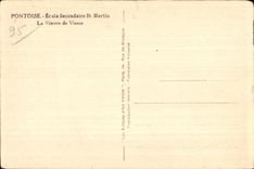 Escuela secundaria San Martin de CPA Pontoise el rio De Viosne
