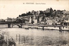 CPA Pontoise Quay de Pothuis