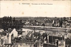 Panorama de CPA Pontoise hacia limosnas del St Quen