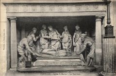 St Maclou de la iglesia de CPA Pontoise la tumba