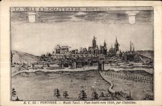 El museo plano de CPA Pontoise establecio cerca de 1550 de Chatillon
