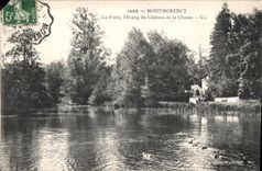 CPA Montmorency forest I Pond of the Castle of Hunting GI
