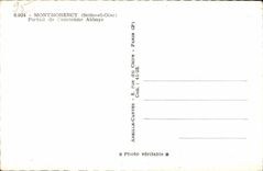 CPA Montmorency (the Seine and Oise) Gate of I old Abbey