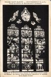 CPA Church saint Martin Montmorency (S and O) Stained glass of Henry De Montmorency (modern)