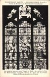 CPA Eglish Saint Martin Montmorency (S and-O) Stained glass of Boudeville Montmorency (modern)